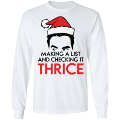 David Rose Santa making a list and checking it thrice Christmas sweater $19.95 redirect11102021061133 1