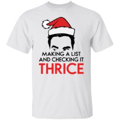 David Rose Santa making a list and checking it thrice Christmas sweater $19.95 redirect11102021061133 8