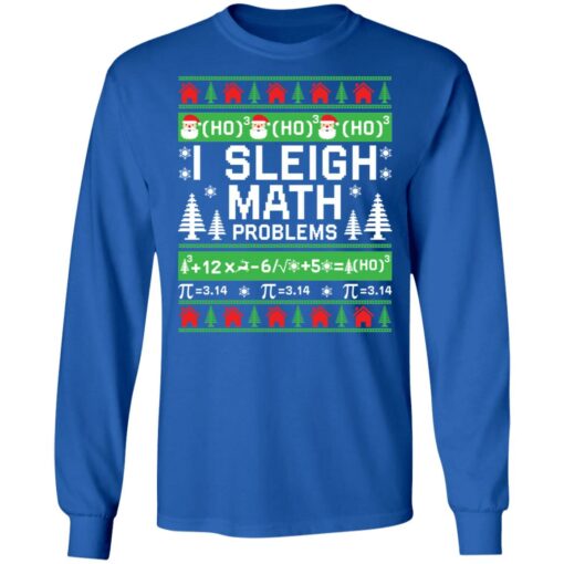 I sleigh math problems ugly Christmas sweater $19.95