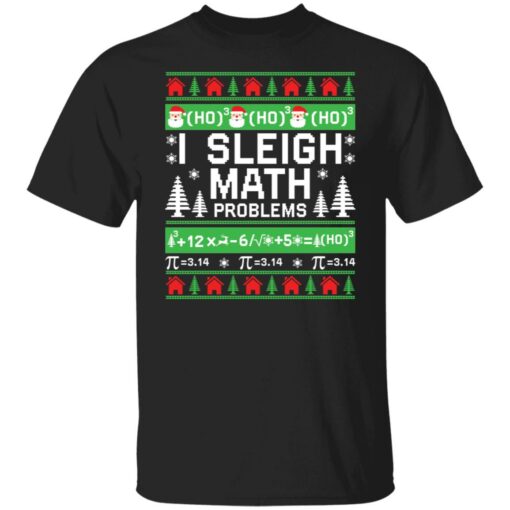 I sleigh math problems ugly Christmas sweater $19.95