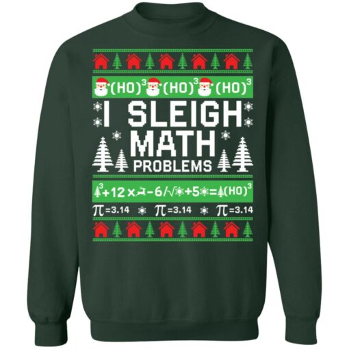 I sleigh math problems ugly Christmas sweater $19.95