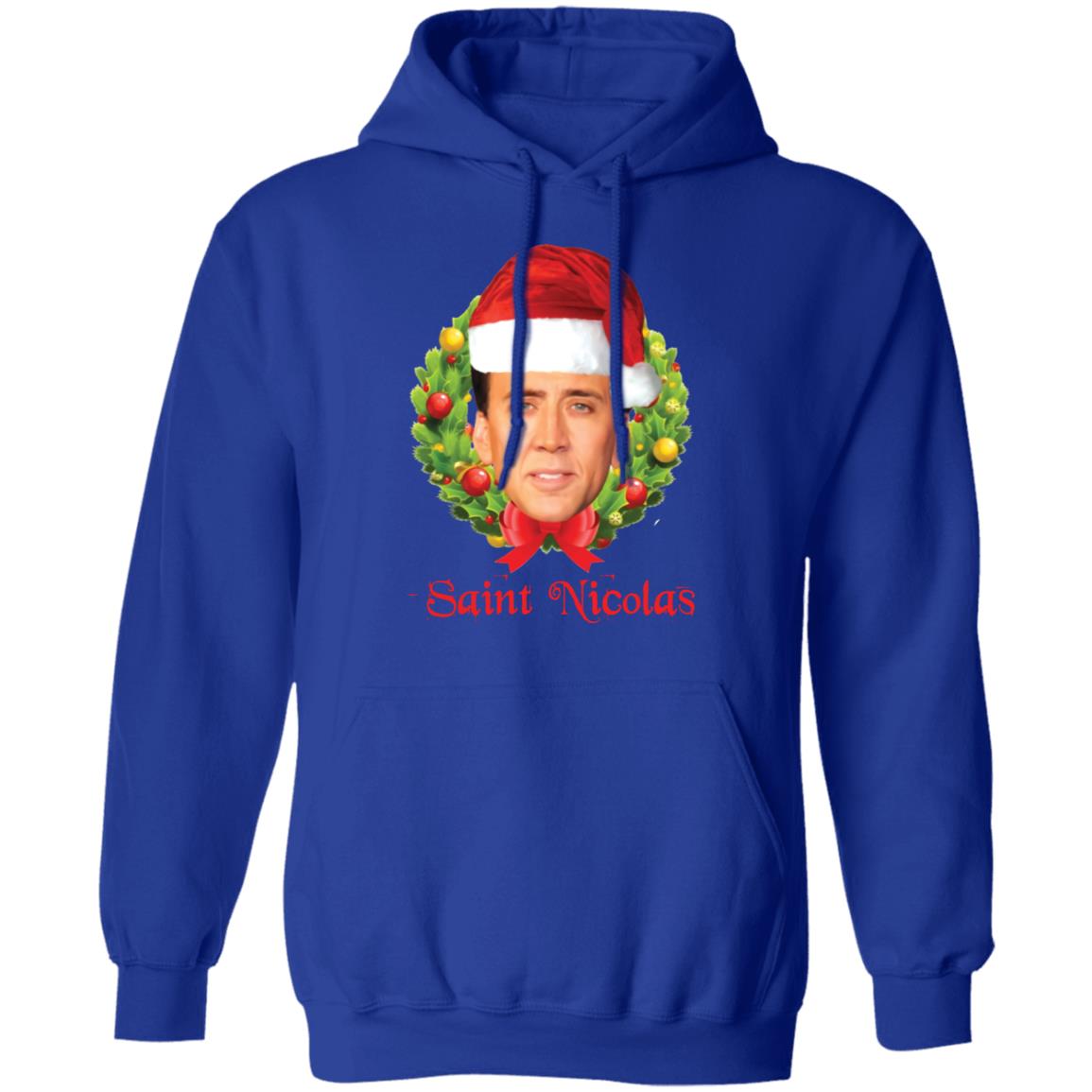 Saint Nicolas Cage Christmas Sweatshirt Lelemoon