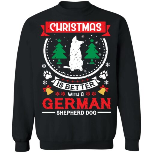 Christmas is better with a German shepherd dog Christmas sweater $19.95 redirect11112021041150 6
