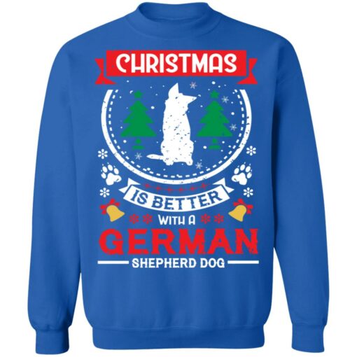 Christmas is better with a German shepherd dog Christmas sweater $19.95 redirect11112021041150 9