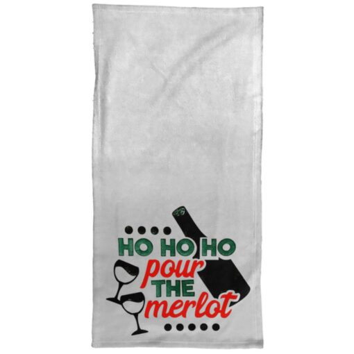 Ho Ho Ho Pour The Merlot Towel $19.50