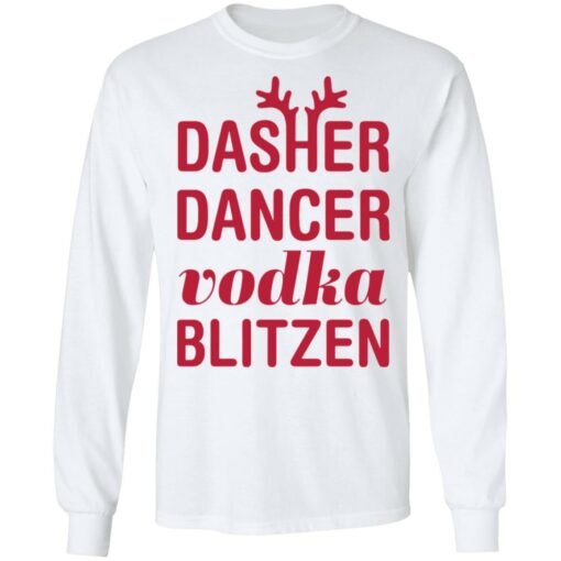 Dasher dancer vodka blitzen shirt $19.95 redirect11162021031145 1