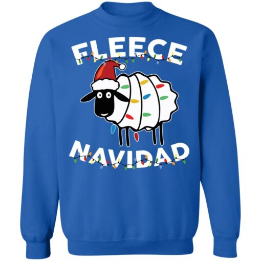 Sheep fleece Navidad Christmas sweatshirt $19.95