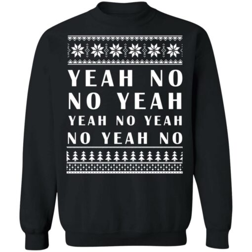 Yeah no no yeah Christmas sweater $19.95 redirect11172021221145 5