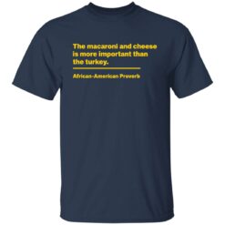 The macaroni and cheese is more important than the turkey shirt $19.95 redirect11182021031112 7
