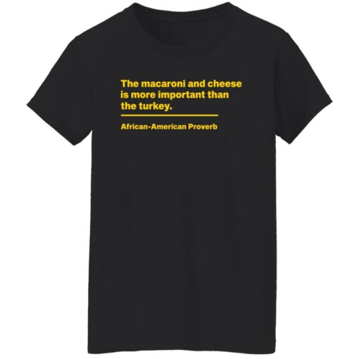 The macaroni and cheese is more important than the turkey shirt $19.95 redirect11182021031112 8