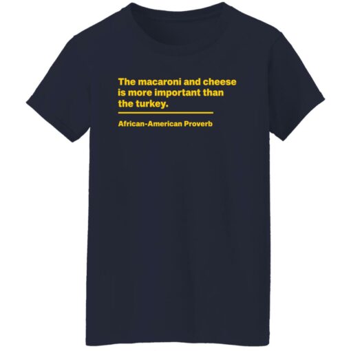 The macaroni and cheese is more important than the turkey shirt $19.95