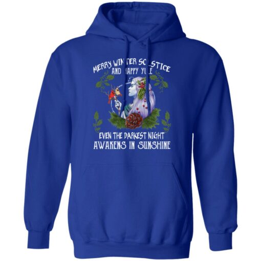 Merry winter solstice and happy yule even the darkest Christmas sweatshirt $19.95