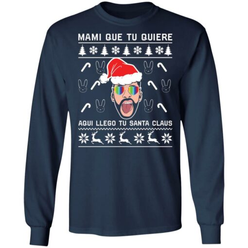 Bad Bunny mami que tu quiere Christmas sweater $19.95