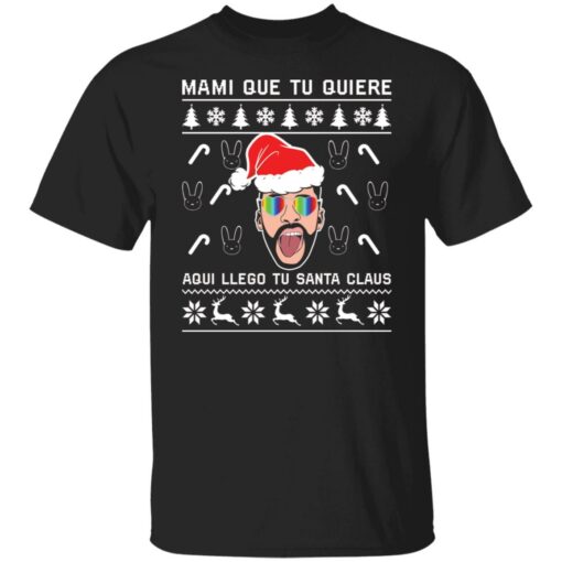 Bad Bunny mami que tu quiere Christmas sweater $19.95 redirect11182021091114 5