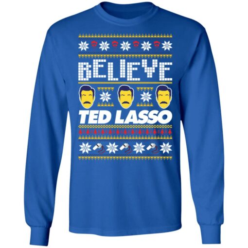 Believe Ted Lasso Christmas sweater $19.95 redirect11182021111126 1