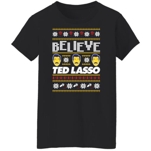 Believe Ted Lasso Christmas sweater $19.95