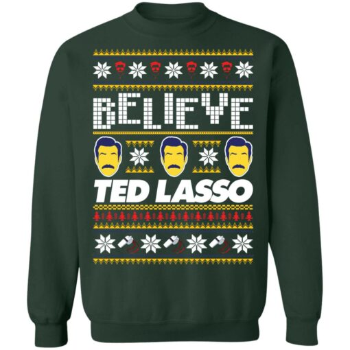 Believe Ted Lasso Christmas sweater $19.95 redirect11182021111126 8