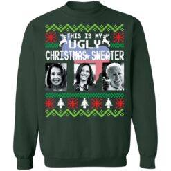 Nancy Pelosi Joe Biden Kamala Harris this is my Ugly Christmas sweater $19.95