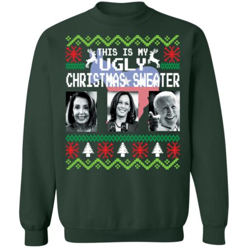 Nancy Pelosi Joe Biden Kamala Harris this is my Ugly Christmas sweater $19.95 redirect11182021231112 13