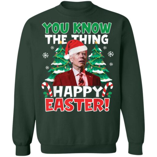 Joe Biden you know the thing happy easter Christmas sweater $19.95 redirect11182021231148 1