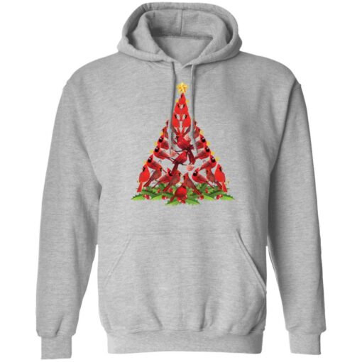 Cardinal bird Christmas Tree sweatshirt $19.95