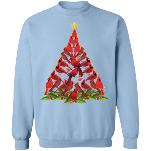 Cardinal bird Christmas Tree sweatshirt $19.95