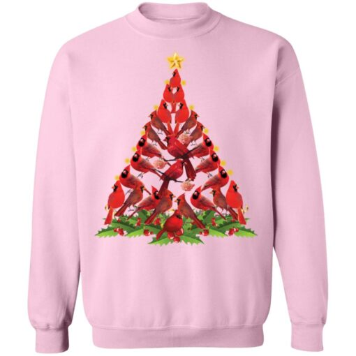 Cardinal bird Christmas Tree sweatshirt $19.95