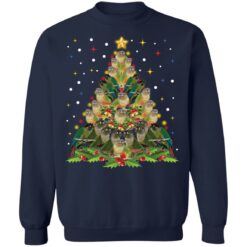 Green Cheek Conure Christmas tree sweatshirt $19.95