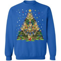 Green Cheek Conure Christmas tree sweatshirt $19.95