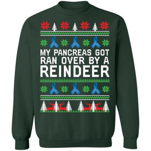 My pancreas got run over by a reindeer Christmas sweater $19.95 redirect11192021071124