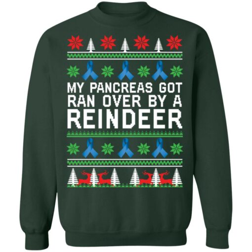 My pancreas got run over by a reindeer Christmas sweater $19.95