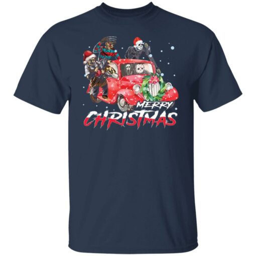Scary Horror Characters car merry Christmas shirt $19.95 redirect11192021211124 7
