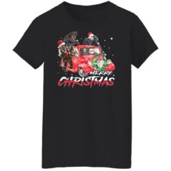 Scary Horror Characters car merry Christmas shirt $19.95