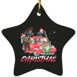 Scary Horror Characters car merry Christmas ornament $12.75