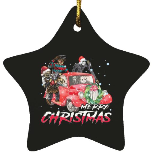 Scary Horror Characters car merry Christmas ornament $12.75 redirect11192021211140 8