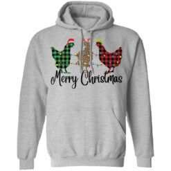 Plaid Rooster Merry Christmas sweatshirt $19.95