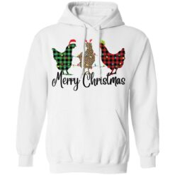 Plaid Rooster Merry Christmas sweatshirt $19.95