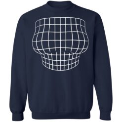 Magnified chest optical Illusion grid big boobs shirt $19.95 redirect11192021211155 8
