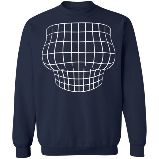Magnified chest optical Illusion grid big boobs shirt $19.95 redirect11192021211155 8