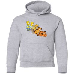 Simpson morphing into Garfield youth shirt $19.95