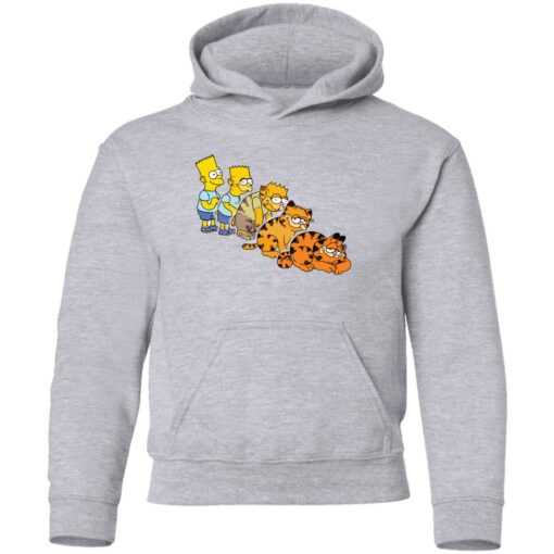 Simpson morphing into Garfield youth shirt $19.95 redirect11202021081110 1
