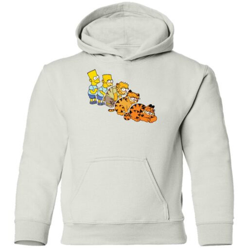 Simpson morphing into Garfield youth shirt $19.95