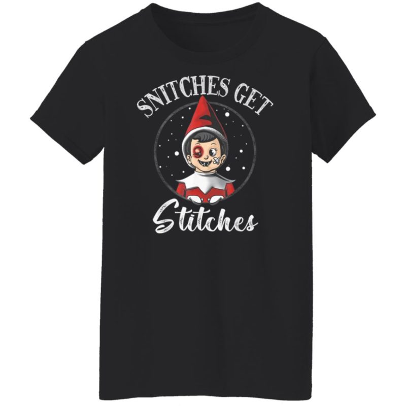 Snitches Get Stitches Elf Shirt Lelemoon