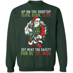 Santa up on the rooftop click click click Christmas sweater $19.95 redirect11212021221154 8
