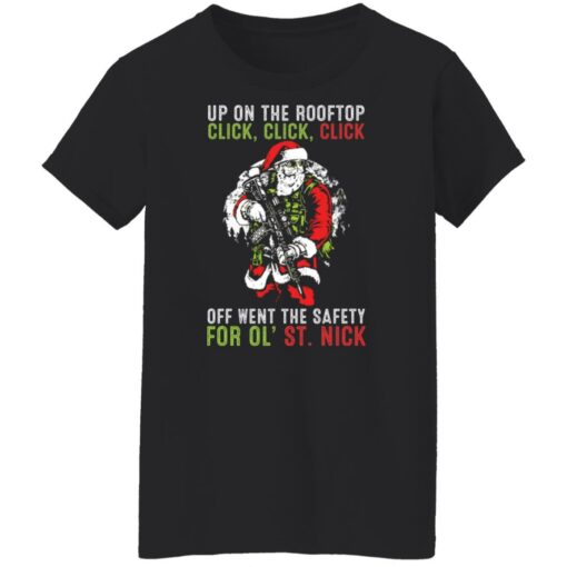 Santa up on the rooftop click click click Christmas sweater $19.95 redirect11212021221155 10