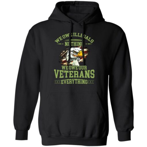 We owe illegals nothing we owe our veterans everything shirt $19.95 redirect11212021231101 2