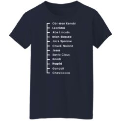 Obi Wan Kenobi Leonidas Abe Lincoln Jack Sparrow shirt $19.95 redirect11242021031129 9