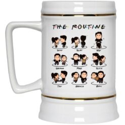 The routine swap slap hop squawk pose slice tap bounce bam mug $16.95