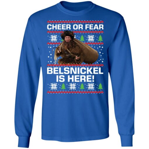 Cheer or fear Belsnickel is here Christmas sweater $19.95