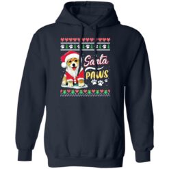 Corgi dog Santa paws Christmas sweater $19.95